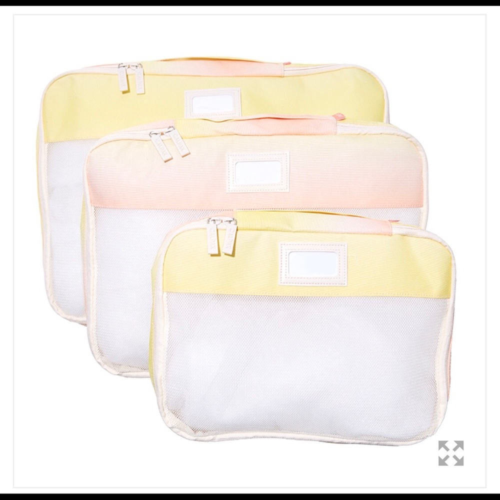 CALPAK set of 3 packing cubes in sorbet